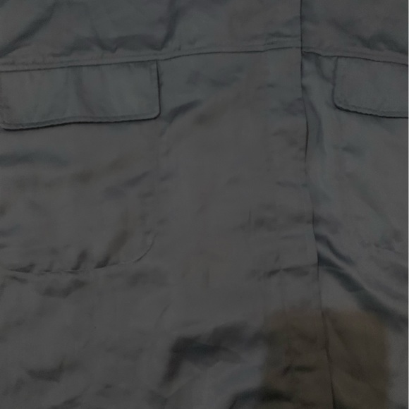 Missguided Black Satin Shirt Dress - Picture 2 of 3